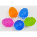 New Colorful Factory Price Egg Shape Stress Ball Silicone Grip Ball/Home Exercise